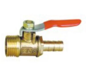 Ball valve with external thread Barb Fittings
